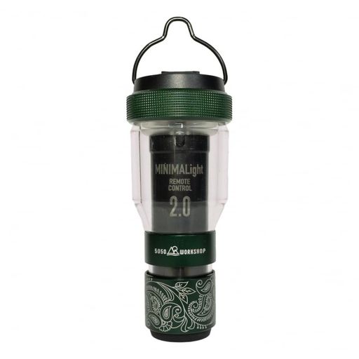 5050WORKSHOPランタンMINIMALightREMOTECONTROL2.0OLIVEPAISLEY(オリーブペイズリー)H114xW47xD47mmTR8..