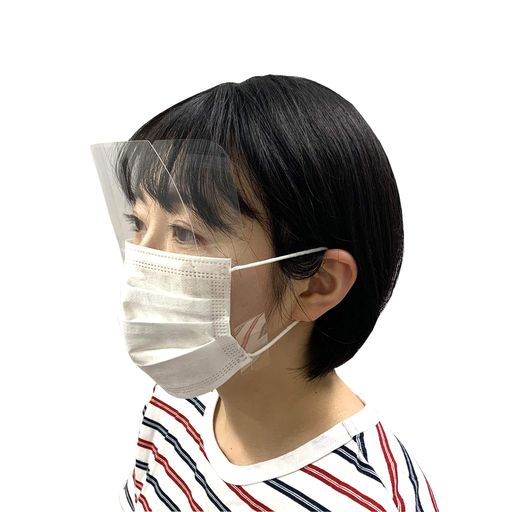 アイガード簡単取り付けフェイスシールドフェイスガード1000枚入業務用