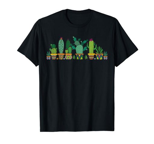 サボテンガーデナーサボテンコレクション植物サボテンTシャツ