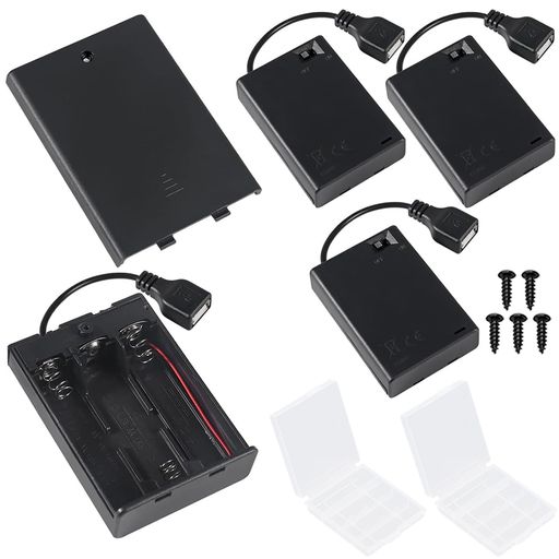 MKBKLLJY 4 3AA Хåƥ ۥ å USB å 3X1.5V AA Хåƥ  ܥå ۥ...