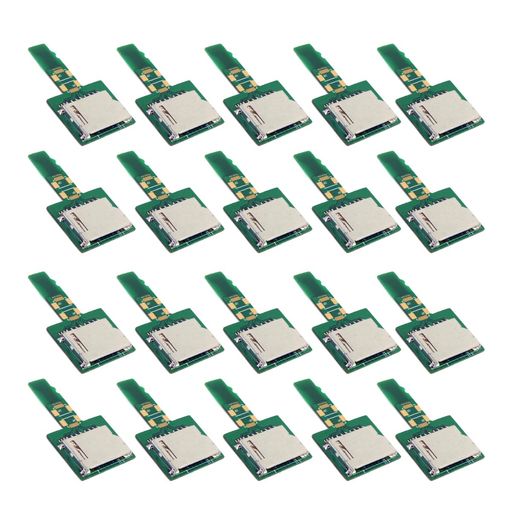 CY20個/ロットマイクロSDTFメモリーカードキットオスから標準SDメス延長アダプターエクステンダーPCBA..