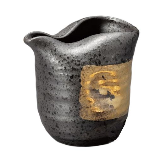 金巻黒吹冷酒器(大)[11x8.5x11cm・270cc]|冷酒器|