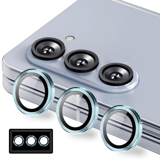 KakukiforGalaxyZFold6用カメラフィルムギャラクシーZFold6SC-55E用カメラ保護フィルム薄型強化ガラス耐衝撃独立型露出オーバー防止アルミ合金カメラカバー(ZFold6)(ブルー) KakukiforGalaxyZFold6用カメラフィルムギャラクシーZFold6SC-55E用カメラ保護フィルム薄型強化ガラス耐衝撃独立型露出オーバー防止アルミ合金カメラカバー(ZFold6)(ブルー)