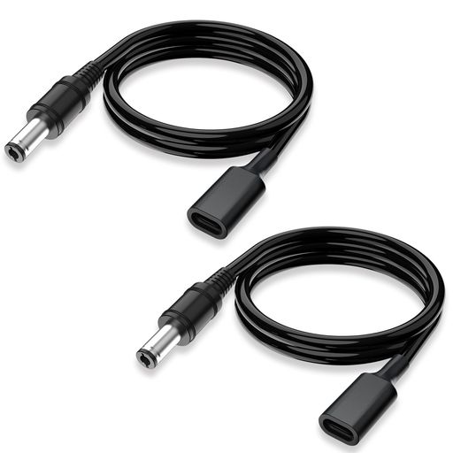 VarbmtUSB-CDC5.5mm*2.5mm電源PD充電ケーブル15W(5V-3A)急速充電USBTypeCPDtoDC変換ケーブル長さ100cm急速充電多重保護耐熱耐寒耐摩耗(2.0)