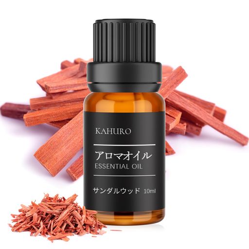 Kahuroサンダルウッド精油10mlエッセシャンオイル純天然抽出白檀アロマオイルナチュラルアロマディフューザー用加湿器用樹木系SandalwoodEssentialOil
