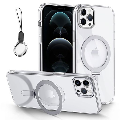 【対応機種】iPhone11(6.1インチ)用MagSafe対応スマホケース。注:本製品を装着したまま、ワイヤレス充電可能です。 【MagSafe対応&amp;強力な磁力吸着】iPhone11ケースのバックパネルに強力なN52マグネットを搭載し、一瞬でピッタリと高速充電を実現!安定性を持ち、充電器を近づけると高速ワイヤレス充電が実現です。また、磁気を利用しているため充電器以外にもスタンドやウォレットなどのアクセサリーに固定可能。 【2023年超世代・磁気スタンド機能】超世代的な隠しスタンドと強力なマグネットリングの強力な結合により、高い吸着力でガッチリと固定しながら充電ができます。縦置きでも横置きでも安定して支えられ、40°~120°の間で多角度自由に調整できます。FaceTimeでも動画でも両手が完全に解放されます。また、安定したアルミ合金製の円形スタンドを採用しており、携帯性からもファッション性からも唯一無二の存在です。