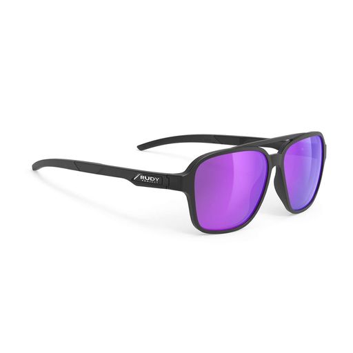 Other - [RUDYPROJECT]サングラスCROZEクローゼブラックマット/マルチレーザーヴァイオレットレンズ幅:57mm