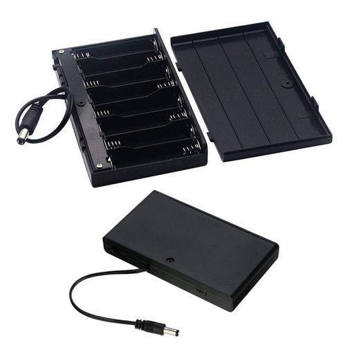 ñ3*8AA(12V) ӥХåƥ꡼ܥå ON/OFFå Сդ - DC5521ͥ