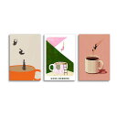 LAKELUUYAA復古コーヒー潜水テクスチャー装飾画帆布画芯壁飾り用ポスターおしゃれインテリアリビングルーム壁掛けモダンアート家の装飾アートプリント(A30x...