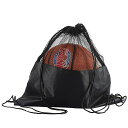 SHULLIN ボールバッグ サッカーポーチバッグ バスケットボールバッグ メッシュボールバッグ バスケットボール サッカー バレーボール 巾着式 多機能 丈夫...