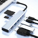 H.MAYUSBCドッキングステーションTYPE-CHUB7IN1マルチドッキングステーション4KHDMI付き100WPD+USB3.0*2+SD/TF+USB-CFORHUAWEIMACBOOK(2)