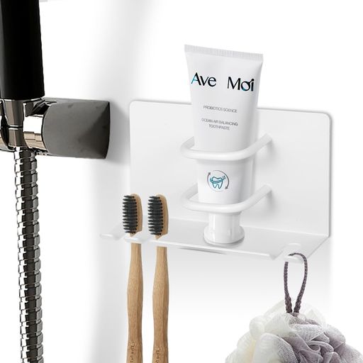 KAIXUANMANマグネット歯ブラシホルダー歯ブラシ&チューブスタンドマグネット電動シェーバーホルダー歯..