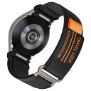 ワンタッチバンドコンパチブルgalaxywatch6classicバンド43mm47mm/4Classic42mm46mm、トレイルループナイロンスポーツ柔らか...