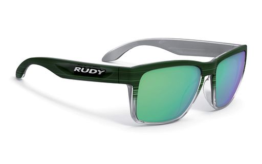 Tennis - ルディプロジェクト(RUDYPROJECT)スポーツサングラスビーチスポーツUVカット紫外線対策ユニセックススポーティーカジュアルSPINHAWKスピンホークグリーンストリークドマットフレームポラー…