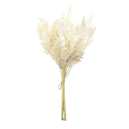 造花シルクフラワー『クリーミーパンパスの束クリームR1201』