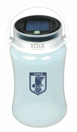 サッカー日本代表オフィシャルライセンスグッズSOLRLANTERN(ソーラーランタン)日本代表Ver.ソーラー充電防災アウトドア防水たためるランタンLEDUSB充電電球色