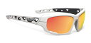 RUDYPROJECT(ルディプロジェクト)ロードバイクスポーツサングラスサイクリング自転車アウトドアセーリングヨットジョギングフィット感シールド付属エアグリップホワイトグロスフレーム…