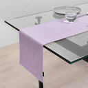スタイルデコール(STYLE DECOR) テーブルランナー・テーブルセンター (30CM×100CM) 綿100% リバーシブルタイプ 無地オックス・ペールライラック W2602900