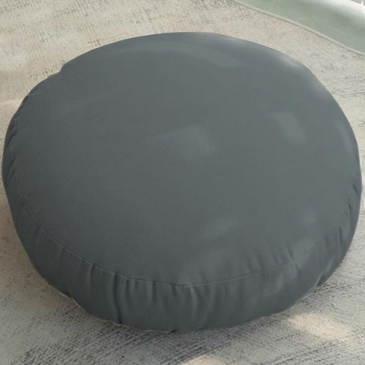 クッションAYO抱き枕座布団フロアクッションラウンドクッションもちもちクッションもっちりなめらか丸型sofaおしゃれ大きいマシュマロクッション(直径(約)40ダークグレー)