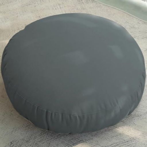クッションAYO抱き枕座布団フロアクッションラウンドクッションもちもちクッションもっちりなめらか丸型sofaおしゃれ大きいマシュマロクッション(直径(約)40ダークグレー)