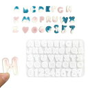 PNHAEH レジン 型 レジン モールド シリコンモールド レジン シリコンモールド レジン型 レジン シリコンモールド アルファベット 数字 シリコンモール...