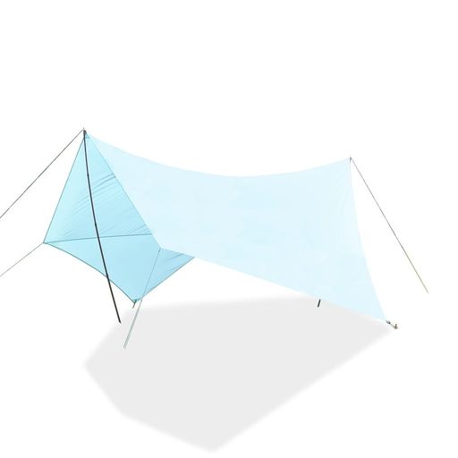 MONORAL (モノラル) キャンプ タープ (空色) スカイフィルム200SIL 変形五角形 MT-0033 / 2~4人