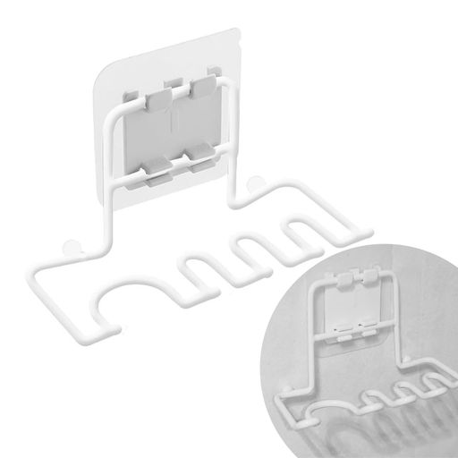 歯ブラシホルダー浮かせる歯ブラシ浮かせる歯ブラシスタンド浮かせる4連ホワイト洗面戸棚下歯ブラシホ..