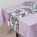 スタイルデコール(STYLE DECOR) テーブルランナー ラミネート 防水 北欧 テーブルセンター 210CM 拭ける リリーオブザバレー W2702630