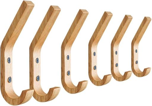 Anjuer壁掛けフック6個(フックのみ)