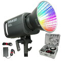 Aputureamaran150cLEDビデオライトRGBWWフルカラー150Wポイントソース定常光ライト写真照明G/M調整で2500K~7500KCCT内蔵傘ホルダー9システムFXAC/DC電源