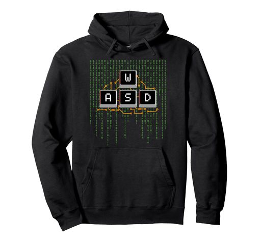 乐天商城 - Computer Gamer Gift Men Women Kids WASD Keyboard PC Gaming パーカー