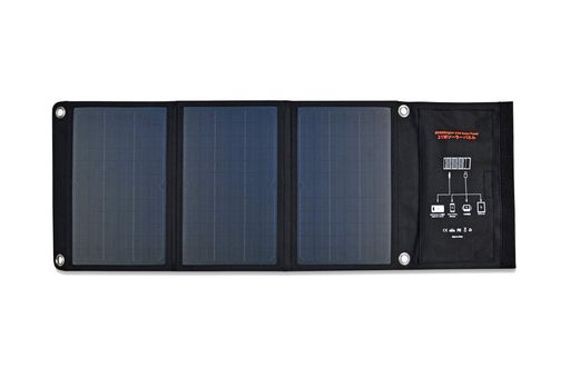 メテックス EVERBRIGHT 21W ソーラーパネル(ポケット付き)SSBSP-21WP-A 黒 144×77×105MM