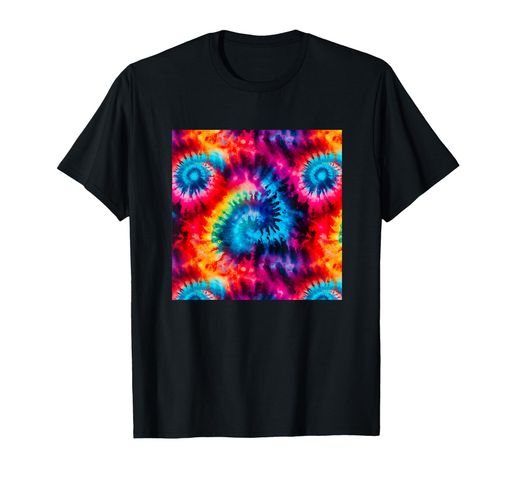 カラフルで抽象的で鮮やかなアート。Tシャツ