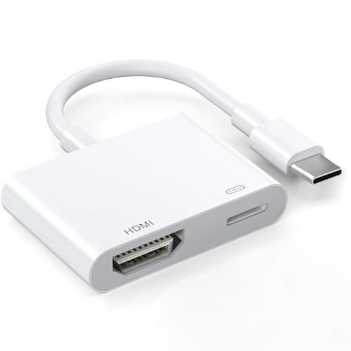 【2025新登場】USBTypeCHDMI変換アダプタiPhone16/15、MacBookPro、Air、iPadPro、テレビ、Thunderbolt..