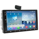 ATOTOEXCELA5LAndroidカーナビ2DIN、7インチディスプレイオーディオ、CarPlayワイヤレス、無線AndroidAuto、OBD2カー診断スキャナー、内蔵DPSとアンプ、WiFi/BT/USBテザリング、GPS