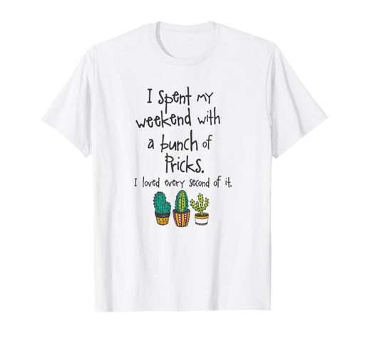 おかしい、観葉植物、多肉植物のサボテンの恋人、男性と女性Tシャツ