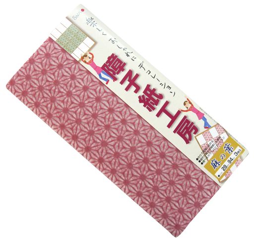 柄:麻の葉模様各種 サイズ:28cmx94cm 入り数:3枚 接着方法:障子糊 1本で貼れる枚数:横3尺幅の美濃判サイズ建具3段分