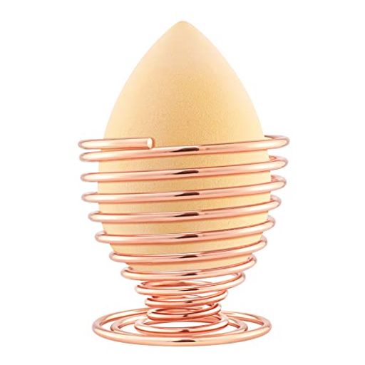 スポンジホルダーパフホルダーLuxspireメイクスポンジスタンドステンレス製バネ螺旋型メイクスポンジパ..