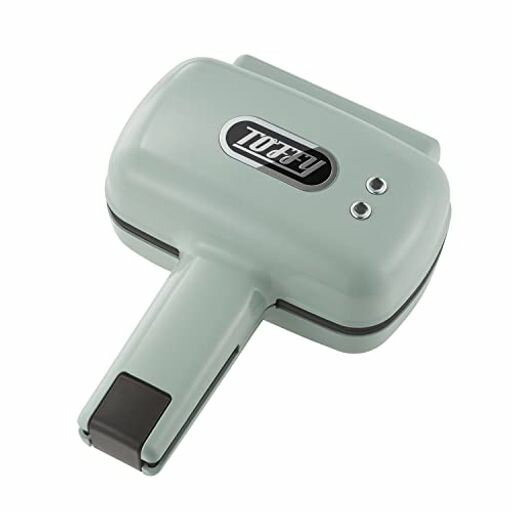 【Toffy/トフィー】ハーフホットサンドメーカー[プレート交換式]K-HS5ペールアクアハーフホットサンドワッフルプレート2WAY食べきりサイズスイッチON/OFFK-HS5-PA