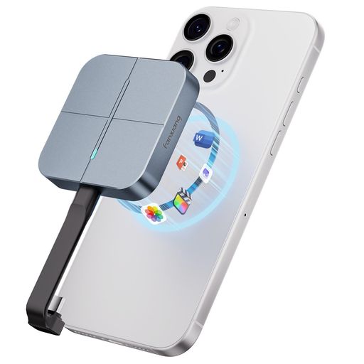 【magsafessd】fanxiangマグネット付き外付けSSDPS1002最大1050MB/sUSB3.2Gen2携帯便利データ暗号化ハードディスク軽量静音ノートPC/PS5/タブレッ/iPhone対応高速ポータブル