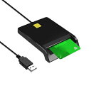 ICカードリーダ ICカードリーダーライタ 接触型 軽量 マイナンバー対応 マイナポイント申請 確定申告 ICカードリーダーライタ 日本語説明書付き(2)