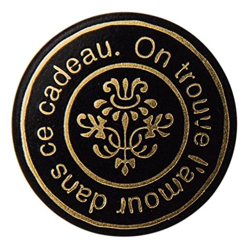 ヘッズ日本製ケーキピックW25xH25mmブラックゴールド100枚カンパーニュHEADSCN-PC1