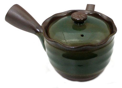 Rakuten - 久村陶器(Hisamuratouki) 急須 緑 300ml 万古焼 丸網 急須 はなかご織部 7193