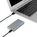 2IN 1 THUNDERBOLT 3 THUNDERBOLT 4 とUSB3.1 TYPE Cに対応 M.2 NVME PCIE3.0×4 SSDケース「THUNDERBOLT3対応40GBS/USB 3.1 GEN2対応10GBPS」(2)