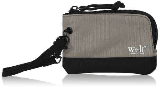 Rakuten - (w*lt(ウォルト))HECATEリール付きキー&パスポーチ0.09リットル461143Hグレー/ブラック