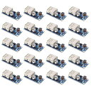 20pcsDC-DC0.9V-5Vto5V600mAVoltageConversionStepUpUSBBoosterPowerModuleBoard