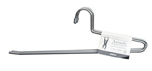 サワフジ洋服ハンガーアニマーレスラックス2Pシルバー幅355mm2本組クローゼット吊るせるズボンすべりに..