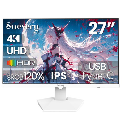 【34インチ ゲーミングモニター】Suevery UWQHD (3440x1440) 165Hz ウルトラワイド PCモニター 平面 IPSパネル ディスプレイ HDMI2.0 & DP1.4 FreeSyncサポート ブルーライト軽減 傾斜調整