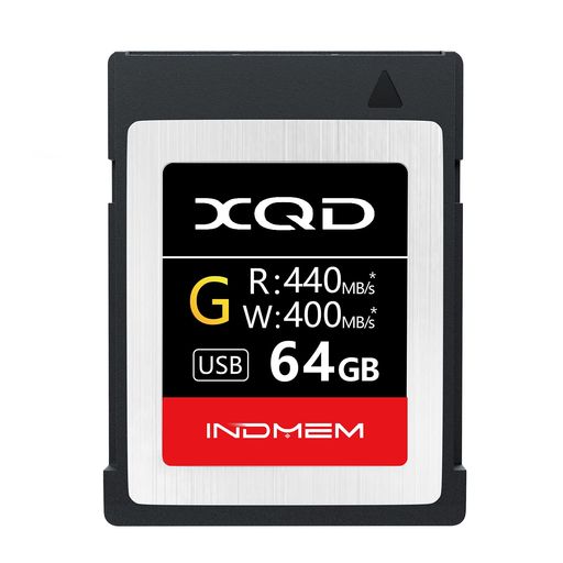 INDMEMXQD���꡼������64GB�񤭹���®��400MB/s�ɤ߽Ф�®��440MB/s