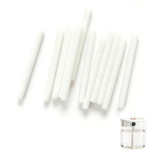 【たっぷり12本入り】加湿器 芯は8mmx150mmのロングタイプで、12本セットのため交換用として十分な数量です、必要に応じて自由にカット可能。卓上加湿器 吸水芯として、オフィス・寝室・旅行先など幅広いシーンで使いやすい仕様です。 【高い吸水性】加湿器フィルターには均一な気孔構造を持つフィルター綿を採用し、水分をしっかり吸い上げます。安定した吸水と保水力で、加湿器のミスト発生をサポートします。 【香薫・水溶液に対応】綿棒タイプの加湿器 ペーパー代替用として、香水系の液体や各種水溶液にも対応しやすい素材です。小型加湿器や卓上加湿器の交換部品として使いやすく、日常の乾燥対策に便利です。 【交換で加湿器を長持ち】加湿器のミストが弱くなったり、熱くなりやすくなった場合は、加湿器フィルターの交換がおすすめです。定期的な交換で、加湿器の状態を整えやすく、快適な使用をサポートします。 【簡単取り付け&amp;使いやすい】長い綿棒は取り外しや装着が簡単で、数秒で交換できます。使用前に十分に浸してからセットすることで、卓上加湿器 小型モデルでもスムーズに使えます。
